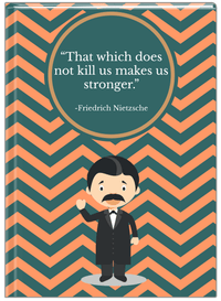 Thumbnail for Famous Quotes Journal - Nietzsche - Front View