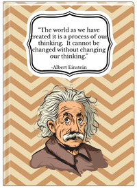 Thumbnail for Famous Quotes Journal - Albert Einstein - Front View