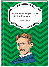 Thumbnail for Famous Quotes Journal - Nikola Tesla - Front View