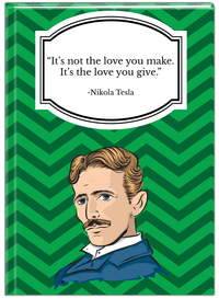Thumbnail for Famous Quotes Journal - Nikola Tesla - Front View