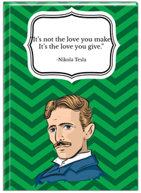 Thumbnail for Famous Quotes Journal - Nikola Tesla - Front View
