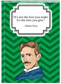 Thumbnail for Famous Quotes Journal - Nikola Tesla - Front View