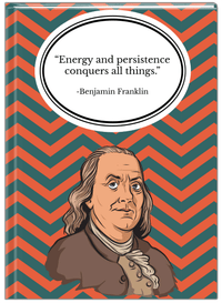 Thumbnail for Famous Quotes Journal - Benjamin Franklin - Front View