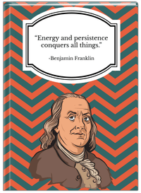 Thumbnail for Famous Quotes Journal - Benjamin Franklin - Front View