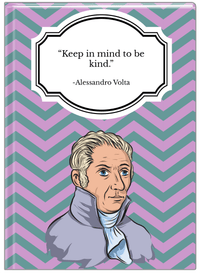 Thumbnail for Famous Quotes Journal - Alessandro Volta - Front View