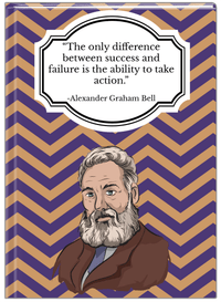 Thumbnail for Famous Quotes Journal - Alexander Graham Bell - Front View