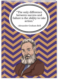 Thumbnail for Famous Quotes Journal - Alexander Graham Bell - Front View