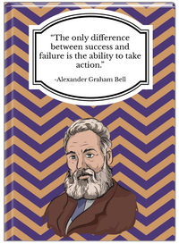 Thumbnail for Famous Quotes Journal - Alexander Graham Bell - Front View