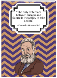 Thumbnail for Famous Quotes Journal - Alexander Graham Bell - Front View