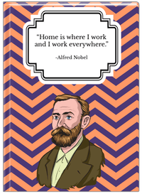 Thumbnail for Famous Quotes Journal - Alfred Nobel - Front View