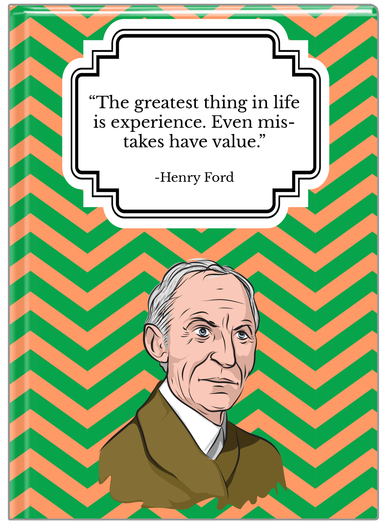 Famous Quotes Journal - Henry Ford - Front View