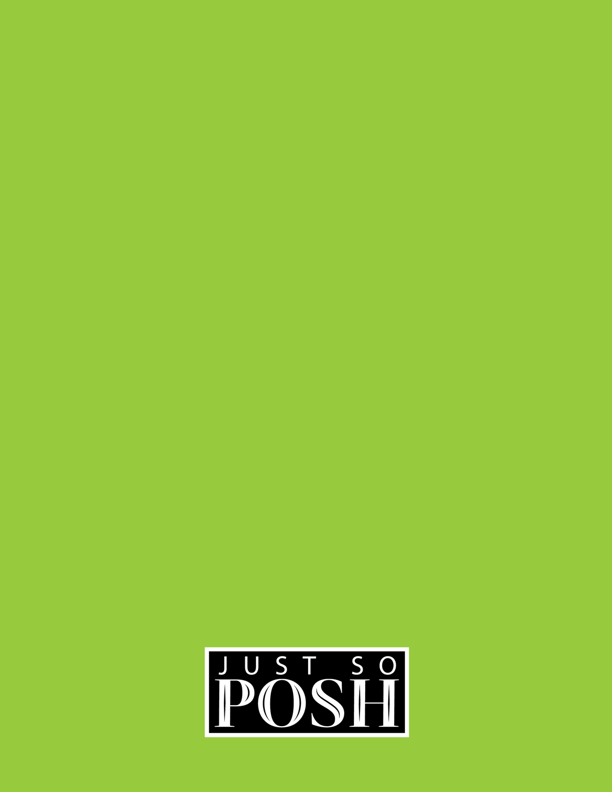 Personalized Flamingos Notebook V - Love Birds - Green Background - Back View