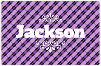 Thumbnail for Personalized Flannel / Plaid Placemat VII - Western Flare -  View