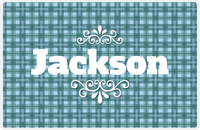 Thumbnail for Personalized Flannel / Plaid Placemat VII - Western Flare -  View