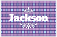 Thumbnail for Personalized Flannel / Plaid Placemat VII - Western Flare -  View