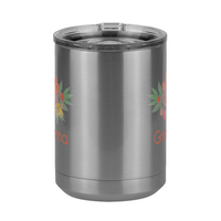Thumbnail for Personalized Flowers Coffee Mug Tumbler with Handle (15 oz) - Grandma - Front View