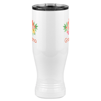Thumbnail for Personalized Flowers Pilsner Tumbler (20 oz) - Grandma - Front View