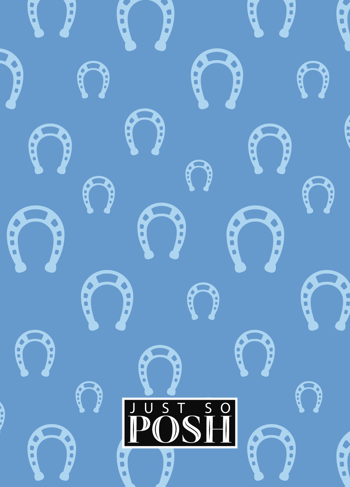 Personalized Horses Journal VIII - Horses Silhouette VII - Back View