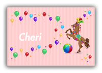 Thumbnail for Personalized Horses Canvas Wrap & Photo Print II - Circus Horse I - Front View