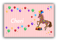 Thumbnail for Personalized Horses Canvas Wrap & Photo Print II - Circus Horse II - Front View