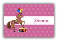 Thumbnail for Personalized Horses Canvas Wrap & Photo Print III - Polka Dots - Circus Horse II - Front View