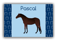 Thumbnail for Personalized Horses Canvas Wrap & Photo Print IV - Dark Bay Horse - Front View