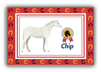 Thumbnail for Personalized Horses Canvas Wrap & Photo Print IX - Grey Horse - Front View