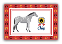 Thumbnail for Personalized Horses Canvas Wrap & Photo Print IX - Dapple Grey Horse - Front View