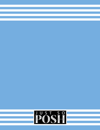 Thumbnail for Personalized Jersey Number Notebook - Argentina - Triple Stripe - Back View