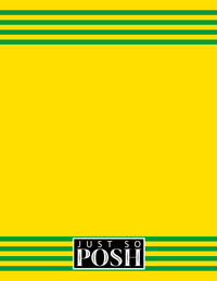 Thumbnail for Personalized Jersey Number Notebook with Arched Name - Brazil - Triple Stripe - Back View