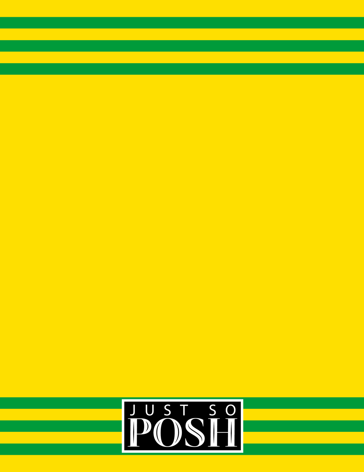 Personalized Jersey Number Notebook with Arched Name - Brazil - Double Stripe - Back View