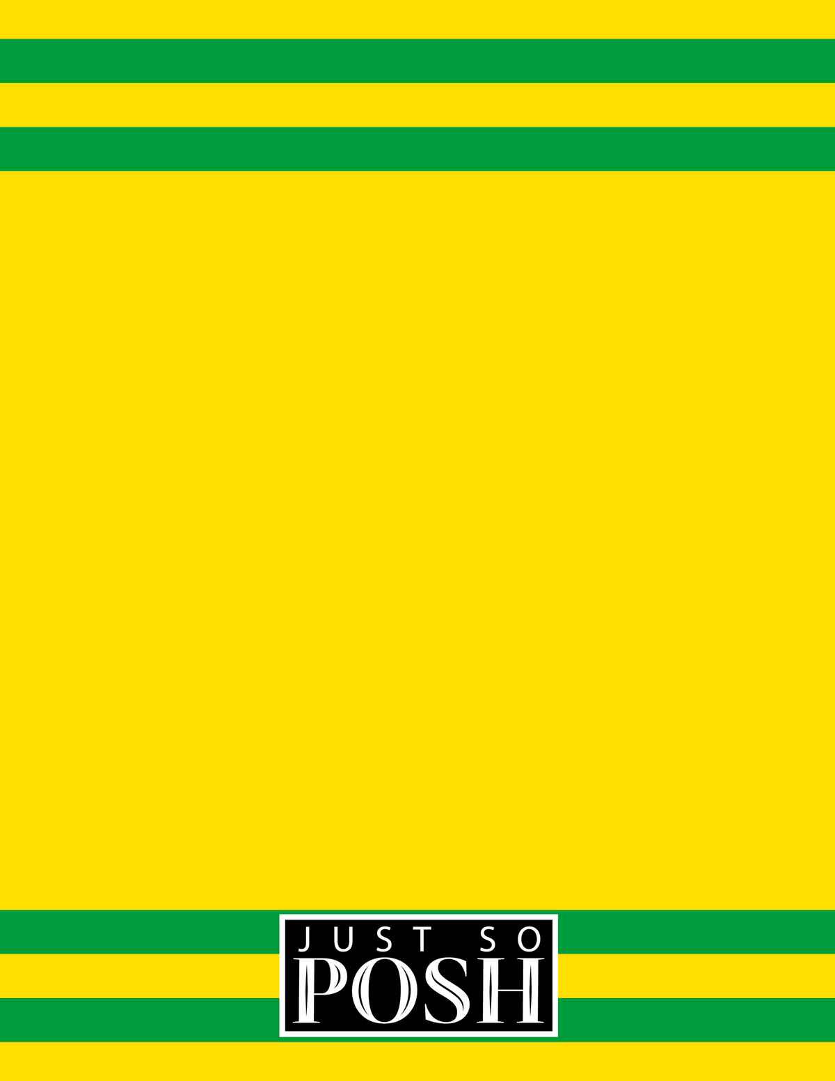Personalized Jersey Number Notebook - Brazil - Single Stripe - Back View