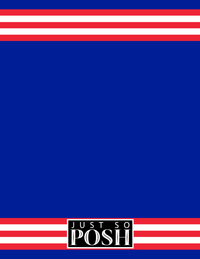 Thumbnail for Personalized Jersey Number Notebook - France - Double Stripe - Back View
