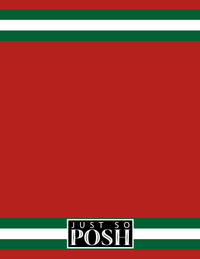 Thumbnail for Personalized Jersey Number Notebook - Portugal - Single Stripe - Back View