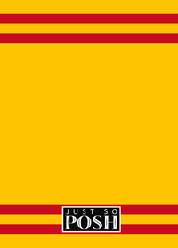 Thumbnail for Personalized Jersey Number Journal with Arched Name - Spain - Single Stripe - Back View