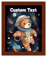 Thumbnail for Just So Posh SpaceAni 1 Bear 1 Wall Art Decor Poster Photo Print, Ideal For Home or Office - Front View