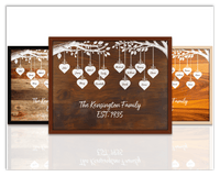 Thumbnail for Just So Posh Family Tree Wall Art Decor Poster Photo Print, Ideal For Home or Office - Front View