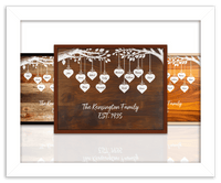 Thumbnail for Just So Posh Family Tree Wall Art Decor Poster Photo Print, Ideal For Home or Office - Front View