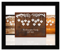 Thumbnail for Just So Posh Family Tree Wall Art Decor Poster Photo Print, Ideal For Home or Office - Front View