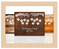 Thumbnail for Just So Posh Family Tree Wall Art Decor Poster Photo Print, Ideal For Home or Office - Front View