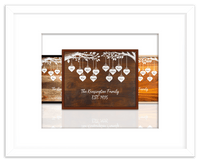 Thumbnail for Just So Posh Family Tree Wall Art Decor Poster Photo Print, Ideal For Home or Office - Front View