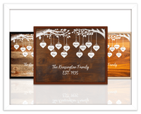 Thumbnail for Just So Posh Family Tree Wall Art Decor Poster Photo Print, Ideal For Home or Office - Front View