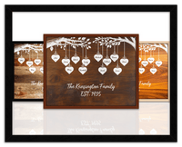 Thumbnail for Just So Posh Family Tree Wall Art Decor Poster Photo Print, Ideal For Home or Office - Front View