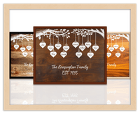 Thumbnail for Just So Posh Family Tree Wall Art Decor Poster Photo Print, Ideal For Home or Office - Front View