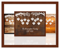 Thumbnail for Just So Posh Family Tree Wall Art Decor Poster Photo Print, Ideal For Home or Office - Front View