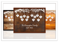 Thumbnail for Just So Posh Family Tree Wall Art Decor Poster Photo Print, Ideal For Home or Office - Front View