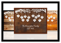 Thumbnail for Just So Posh Family Tree Wall Art Decor Poster Photo Print, Ideal For Home or Office - Front View