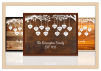 Thumbnail for Just So Posh Family Tree Wall Art Decor Poster Photo Print, Ideal For Home or Office - Front View