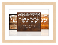 Thumbnail for Just So Posh Family Tree Wall Art Decor Poster Photo Print, Ideal For Home or Office - Front View