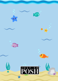 Thumbnail for Personalized Mermaid Journal VI - Blue Background - Black Mermaid I - Back View